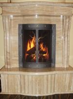 Open fireplace with doors - 2003